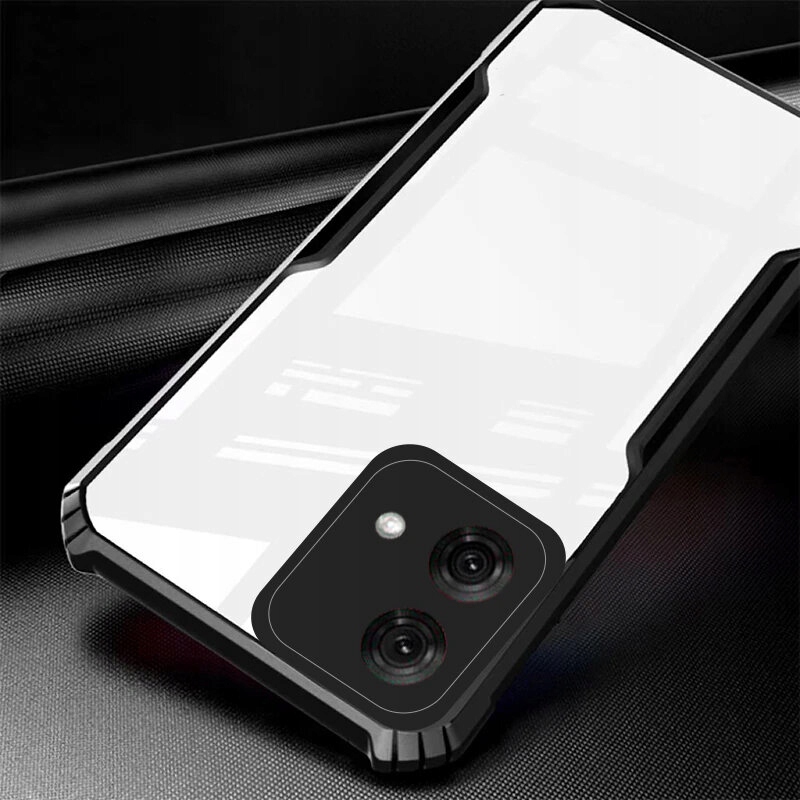 Picture of For Motorola Moto G84 Luxury Stylish Xunddu Case Clear Transparent Back Cover