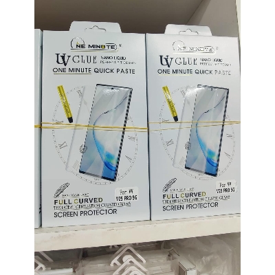 Picture of FOR VIVO V27 / V29 / V30 / V30 PRO / V25 PRO 5G TRANSPARENT UV LIGHT ADHESIVE TEMPERED GLASS SCREEN PROTECTOR