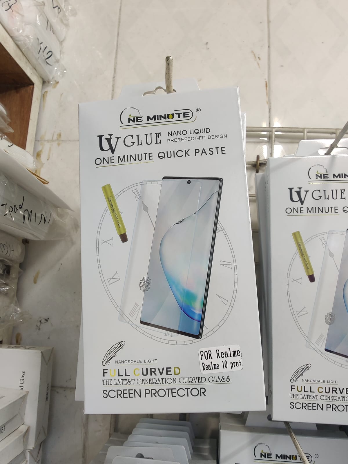 Picture of FOR REALME 10 PRO PLUS/11 PRO/11 PRO PLUS/12 PRO/12 PRO PLUS TRANSPARENT UV LIGHT ADHESIVE TEMPERED GLASS SCREEN PROTECTOR