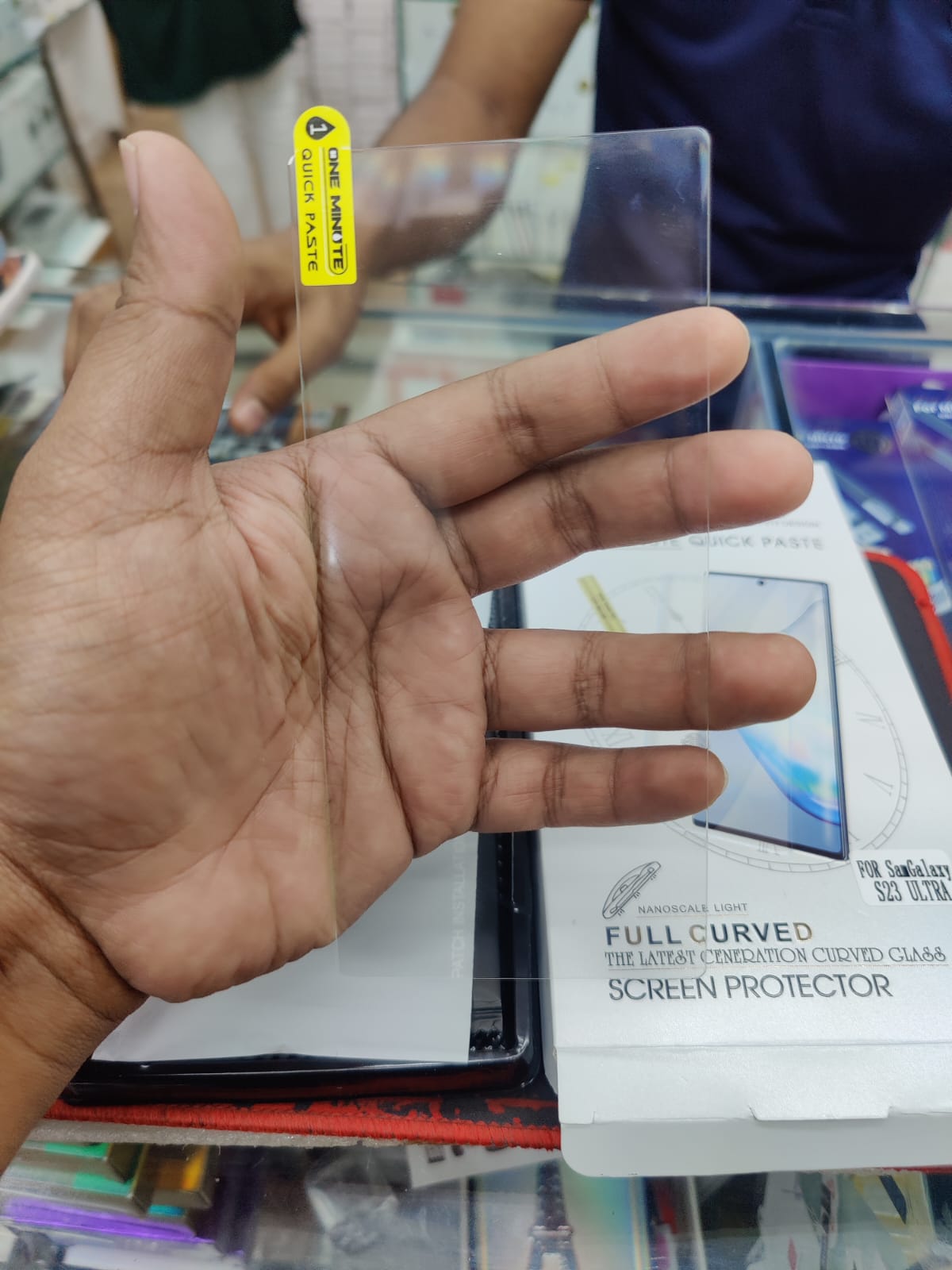 Picture of UV Light Adhesive Tempered Glass Screen Protector for VIVO X90 Pro Plus / X90 Pro / X90 Transparent