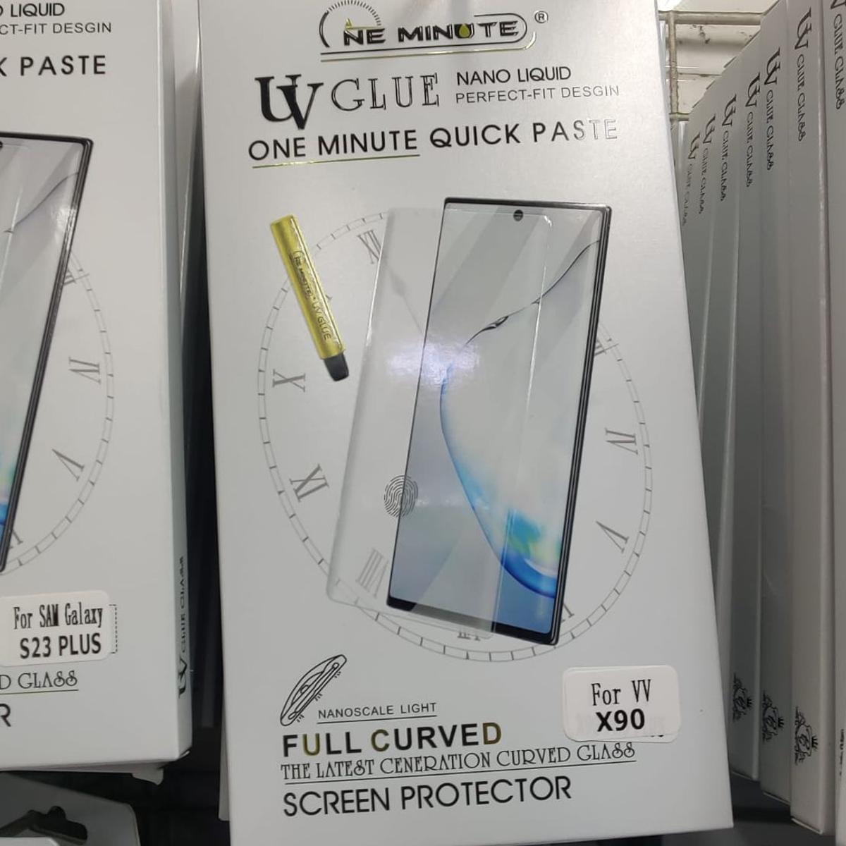 Picture of UV Light Adhesive Tempered Glass Screen Protector for VIVO X90 Pro Plus / X90 Pro / X90 Transparent