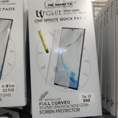 Picture of UV Light Adhesive Tempered Glass Screen Protector for VIVO X90 Pro Plus / X90 Pro / X90 Transparent