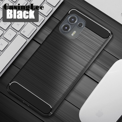 Picture of Casinglee For Motorola Edge 20 Lite / Moto Edge 20 Fusion Case Carbon fiber drawing Soft Silicon Back Cover for Moto Edge 20 Lite / Moto Edge 20 Fusion Phone cases For girls and Boys