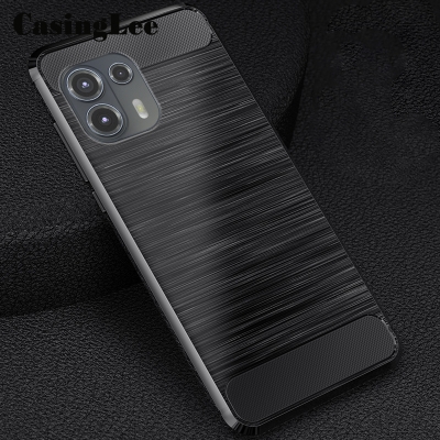 Picture of Casinglee For Motorola Edge 20 Lite / Moto Edge 20 Fusion Case Carbon fiber drawing Soft Silicon Back Cover for Moto Edge 20 Lite / Moto Edge 20 Fusion Phone cases For girls and Boys