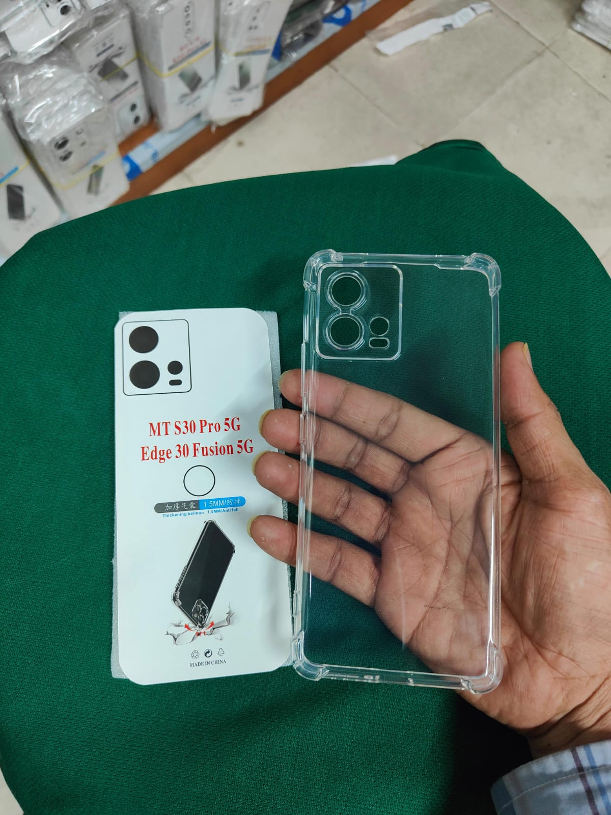 Picture of Motorola Edge 30 Fusion/Motorola Moto S30 Pro Premium Silicone Case Crystal Clear Soft TPU Ultra-Thin Transparent Flexible Protective Mobile Phone Back Cover