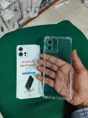 Picture of Motorola Edge 30 Fusion/Motorola Moto S30 Pro Premium Silicone Case Crystal Clear Soft TPU Ultra-Thin Transparent Flexible Protective Mobile Phone Back Cover