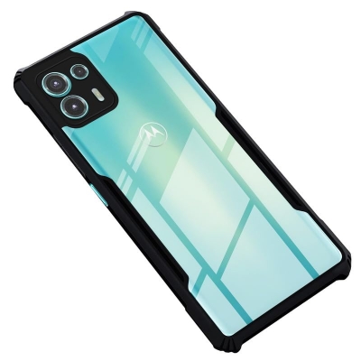 Picture of Motorola Edge 20 Fusion Edge-Reinforced Shockproof Cushion Back Clear Hybrid Transparent Soft Silicon Cover Casing-EFH