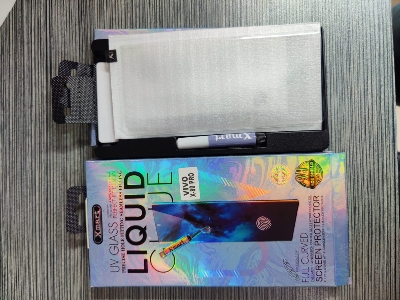 Picture of UV Light Adhesive Tempered Glass Screen Protector for VIVO X80/X70/X60 Transparent