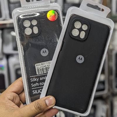 Picture of For Motorola Edge 20 Fusion Silicone Case with Camera Protective Soft Touch Finised Silky Liquid Silicone Premium Mobile Phone Back Cover Motorola Edge 20 Fusion