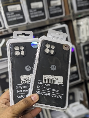 Picture of For Motorola Edge 20 Fusion Silicone Case with Camera Protective Soft Touch Finised Silky Liquid Silicone Premium Mobile Phone Back Cover Motorola Edge 20 Fusion