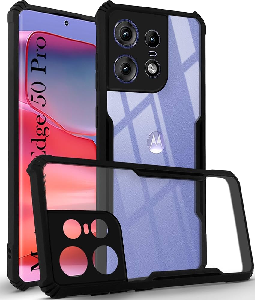Picture of For motorola edge 50 pro Back Case Transparent Xundd Protective Camera Bump Protection Mobile Phone Back Cover