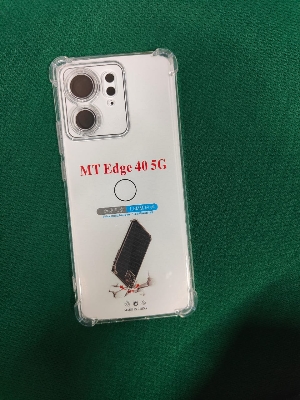 Picture of Motorola Edge 40 Premium Silicone Case Crystal Clear Soft TPU Ultra-Thin Transparent Flexible Protective Mobile Phone Back Cover