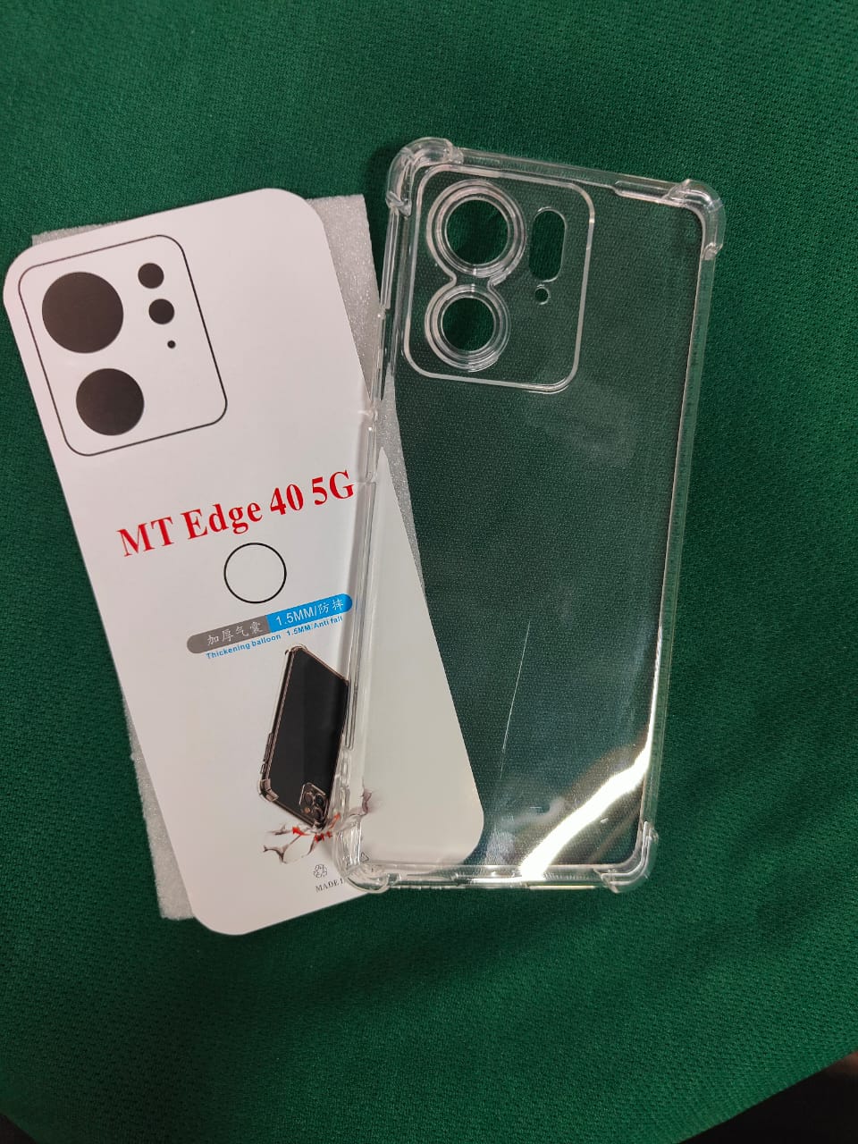 Picture of Motorola Edge 40 Premium Silicone Case Crystal Clear Soft TPU Ultra-Thin Transparent Flexible Protective Mobile Phone Back Cover