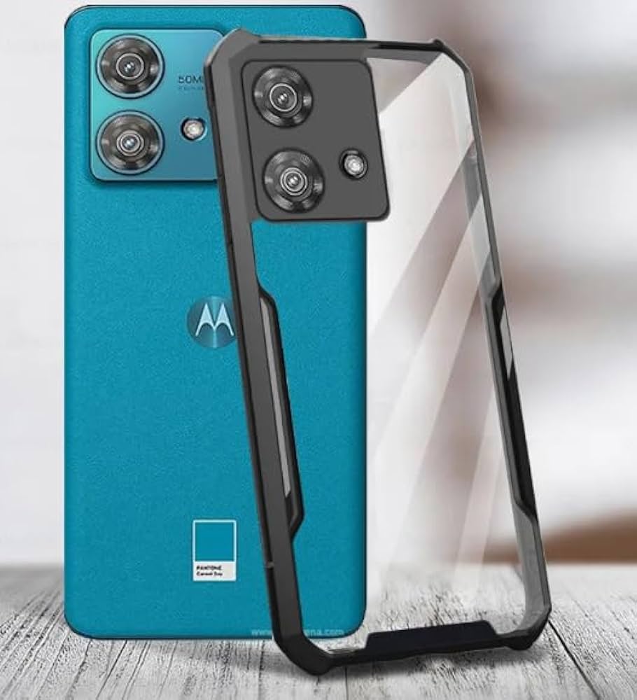 Picture of For Motorola Edge 40 Neo 5G Shockproof TPU Bumper Clear Acrylic Mobile Phone Case For Motorola Edge 40 Neo 5G Back Cover