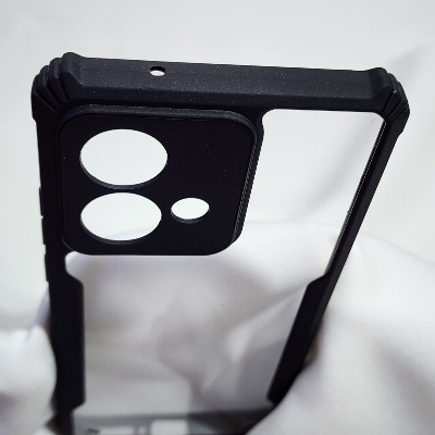 Picture of For Motorola Edge 40 Neo 5G Shockproof TPU Bumper Clear Acrylic Mobile Phone Case For Motorola Edge 40 Neo 5G Back Cover