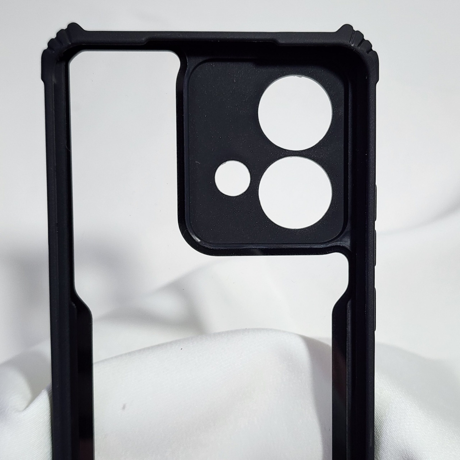 Picture of For Motorola Edge 40 Neo 5G Shockproof TPU Bumper Clear Acrylic Mobile Phone Case For Motorola Edge 40 Neo 5G Back Cover