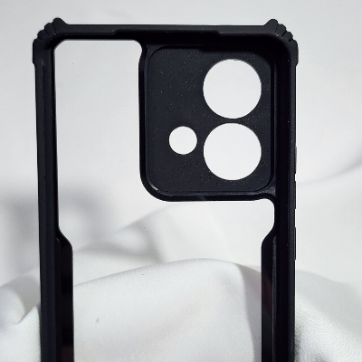 Picture of For Motorola Edge 40 Neo 5G Shockproof TPU Bumper Clear Acrylic Mobile Phone Case For Motorola Edge 40 Neo 5G Back Cover