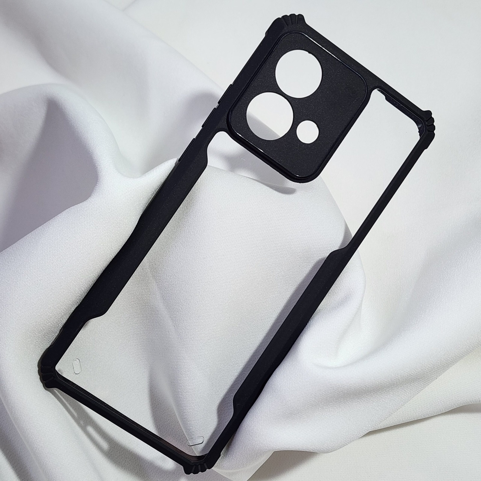 Picture of For Motorola Edge 40 Neo 5G Shockproof TPU Bumper Clear Acrylic Mobile Phone Case For Motorola Edge 40 Neo 5G Back Cover