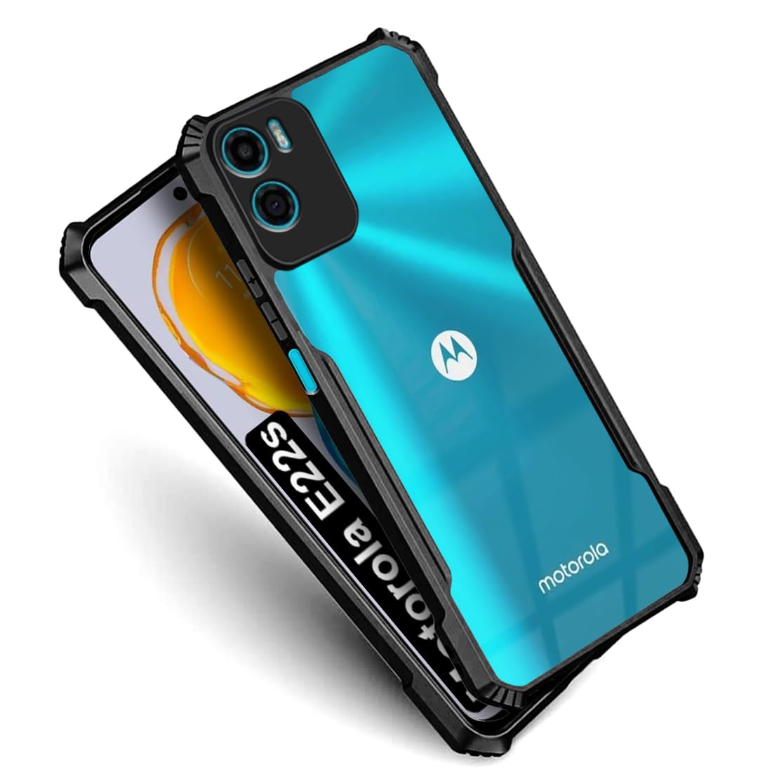 Picture of For Motorola Moto E22s/Motorola Moto E32 4G Edge-Reinforced Shockproof Cushion xundd Back Clear Hybrid Transparent Hard Cover Casing