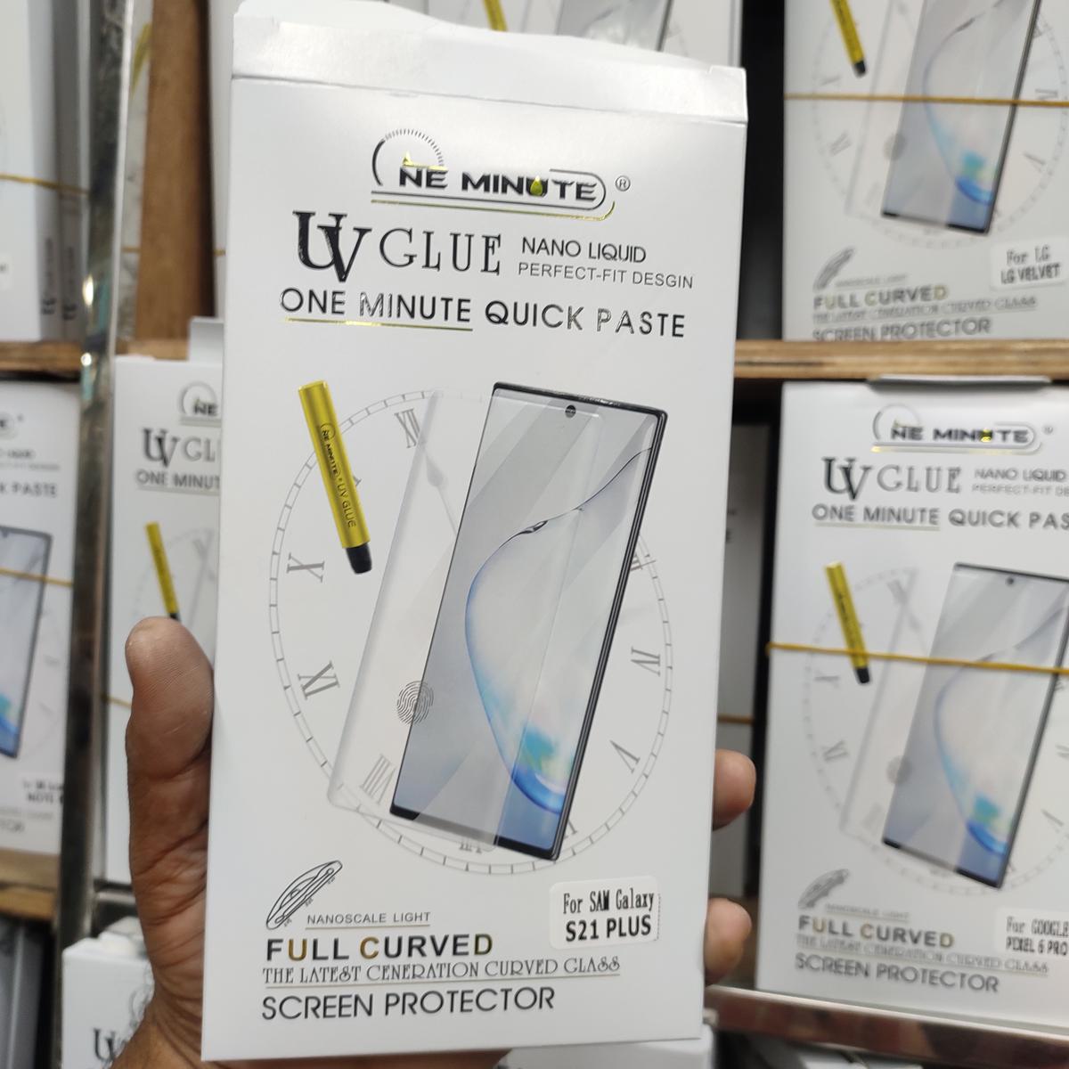 Picture of For SAMSUNG S21 Plus One Minute UV Nano Optics Full Glue Premium Tempered