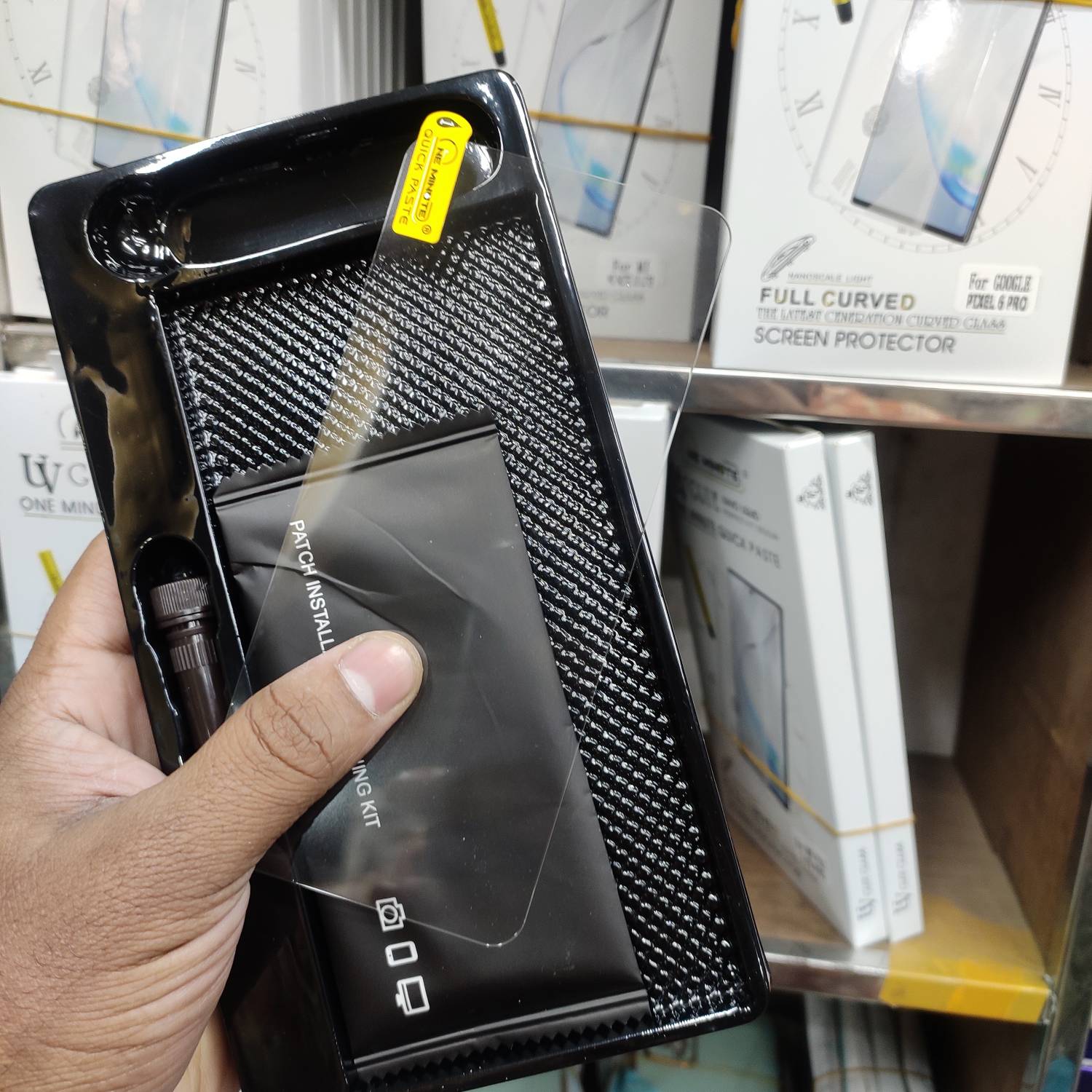 Picture of For SAMSUNG S21 Plus One Minute UV Nano Optics Full Glue Premium Tempered