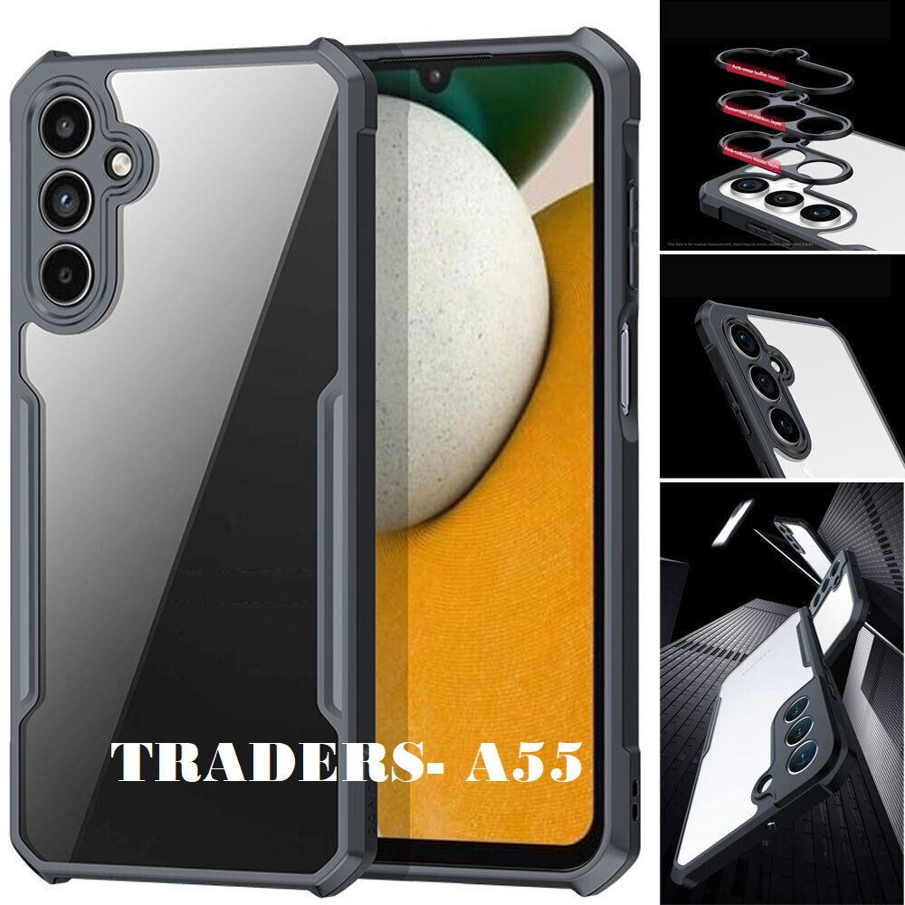 Picture of Samsung Galaxy A55 5g Back Case Camera Protection Xundd Transparent Protective Mobile Phone Back Cover Samsung A55 5g Mobile Phone Back Cover With Camera Protective Back Case