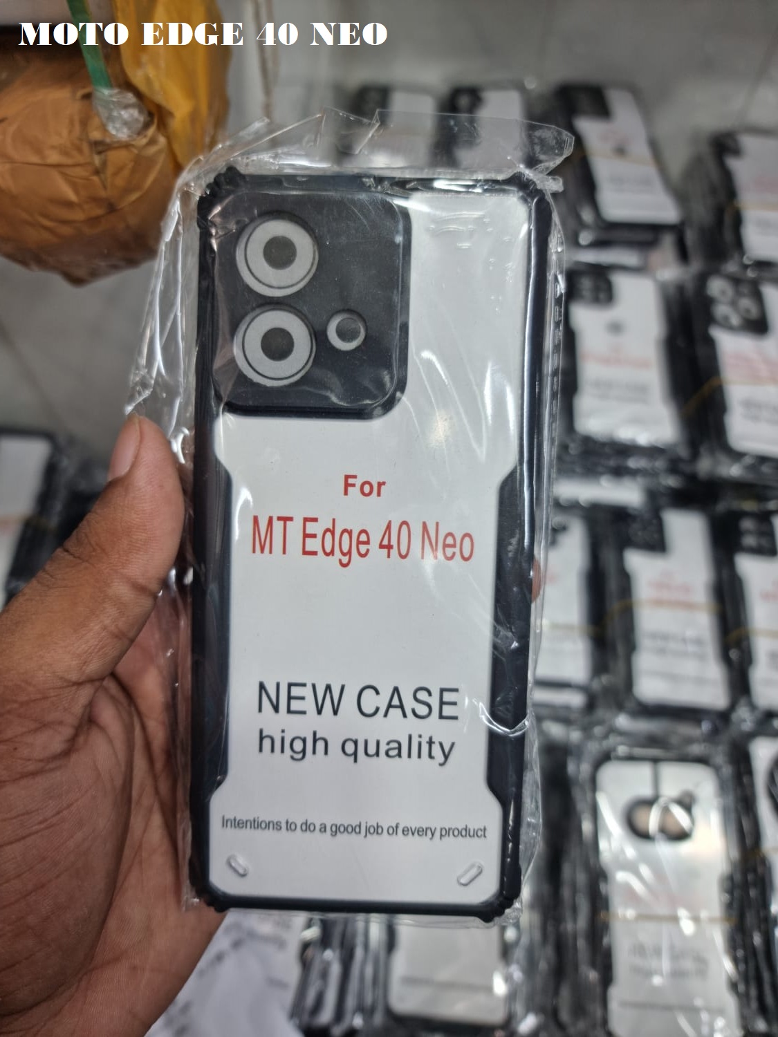 Picture of For Motorola Edge 40 Neo Xunddu Bumper Case Reinforced Corner with Shock-Proof Transparent Full Air Protection Back Cover