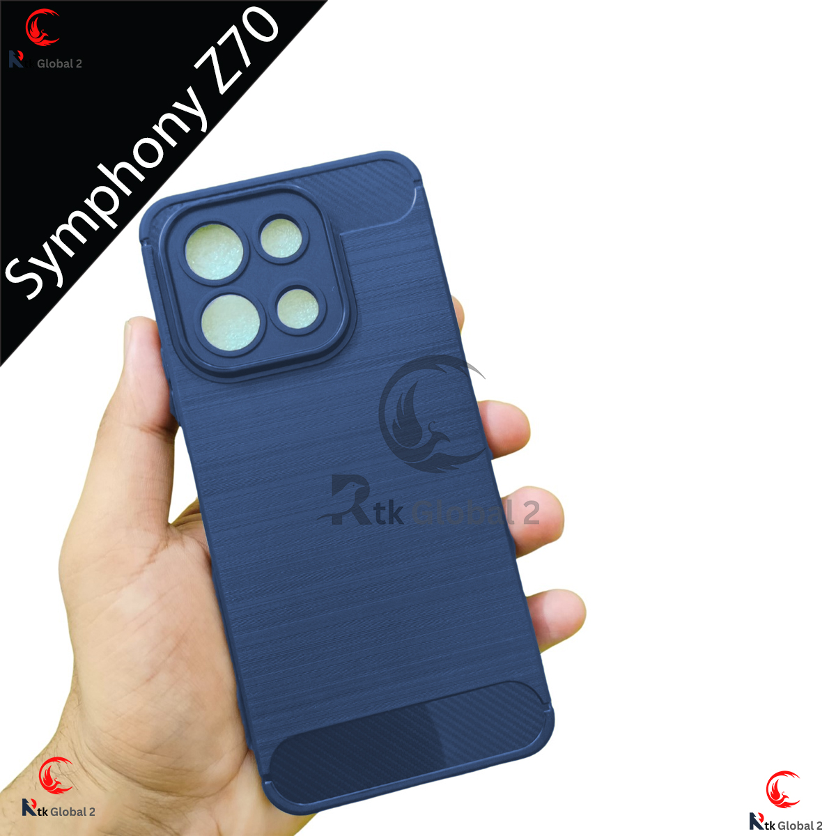 Picture of For Symphony Z70 Slim Carbon Case Liquid Silicone Stylish and Protective Back Cover Case for Your Device