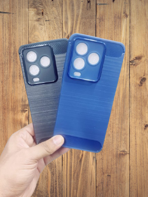 Picture of For Walton NEXG N25 Carbon Silicone Back Cover Spigen Style Core Armor Case For Walton N25 Phone Case