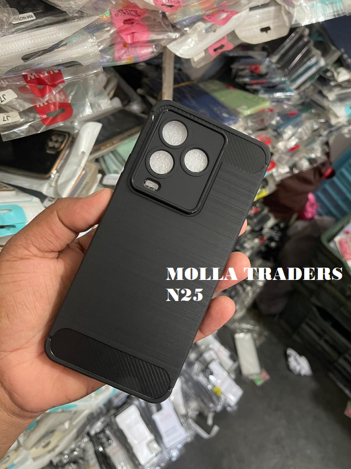 Picture of For Walton NEXG N25 Carbon Silicone Back Cover Spigen Style Core Armor Case For Walton N25 Phone Case