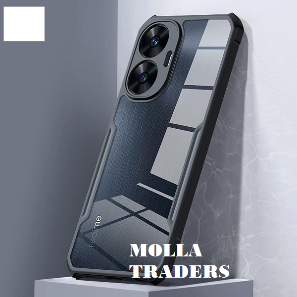 Picture of For Xundd Phone Case For Realme C55【2023NEW】 Airbags Bumper Shockproof Bumper Shell Camera Full Protection TPU+PC Back Transperant Cover