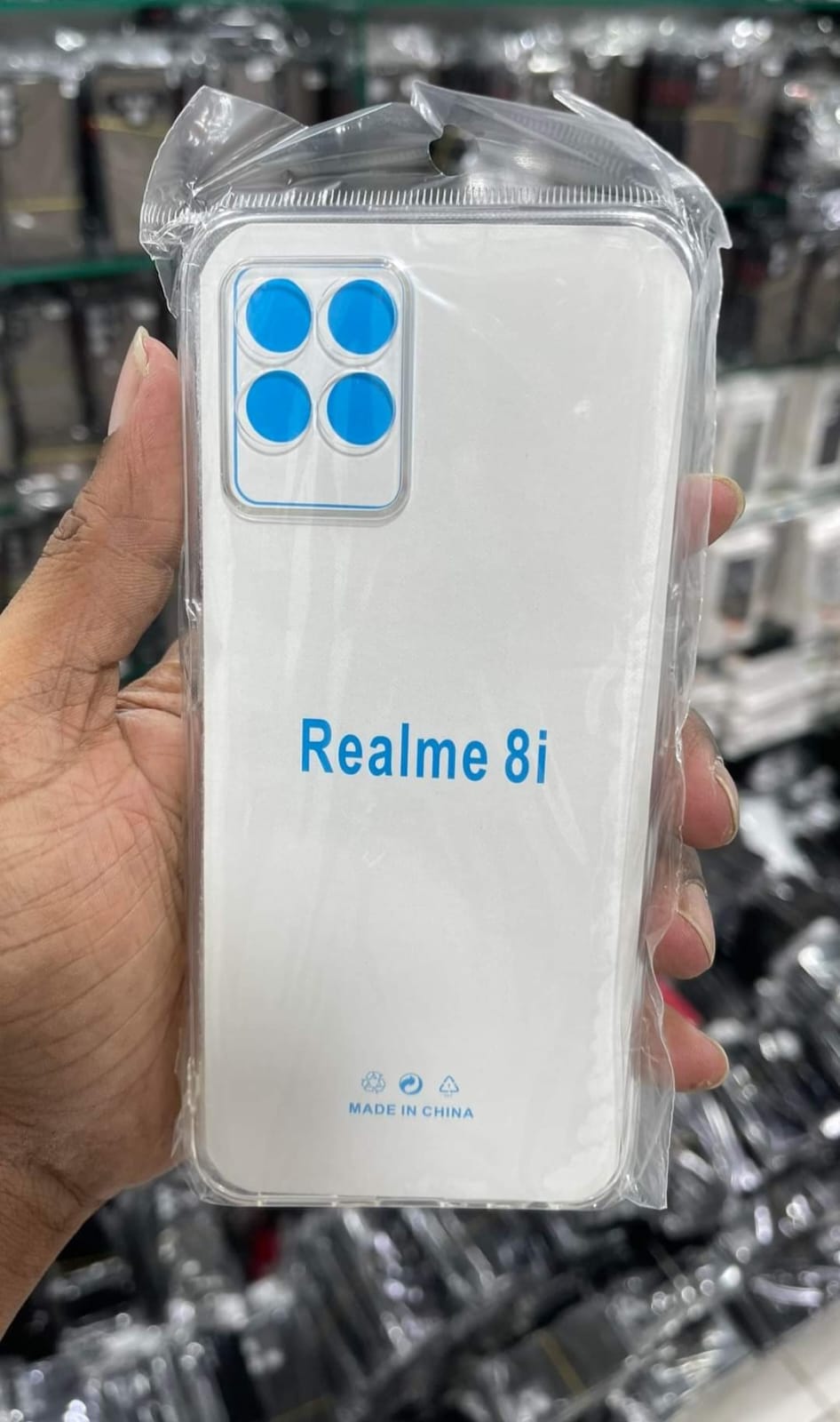 Picture of Transparent back cover for Realme 8i / Realme  narzo 50  transparent back cover for realme narzo 50/ realme 8i