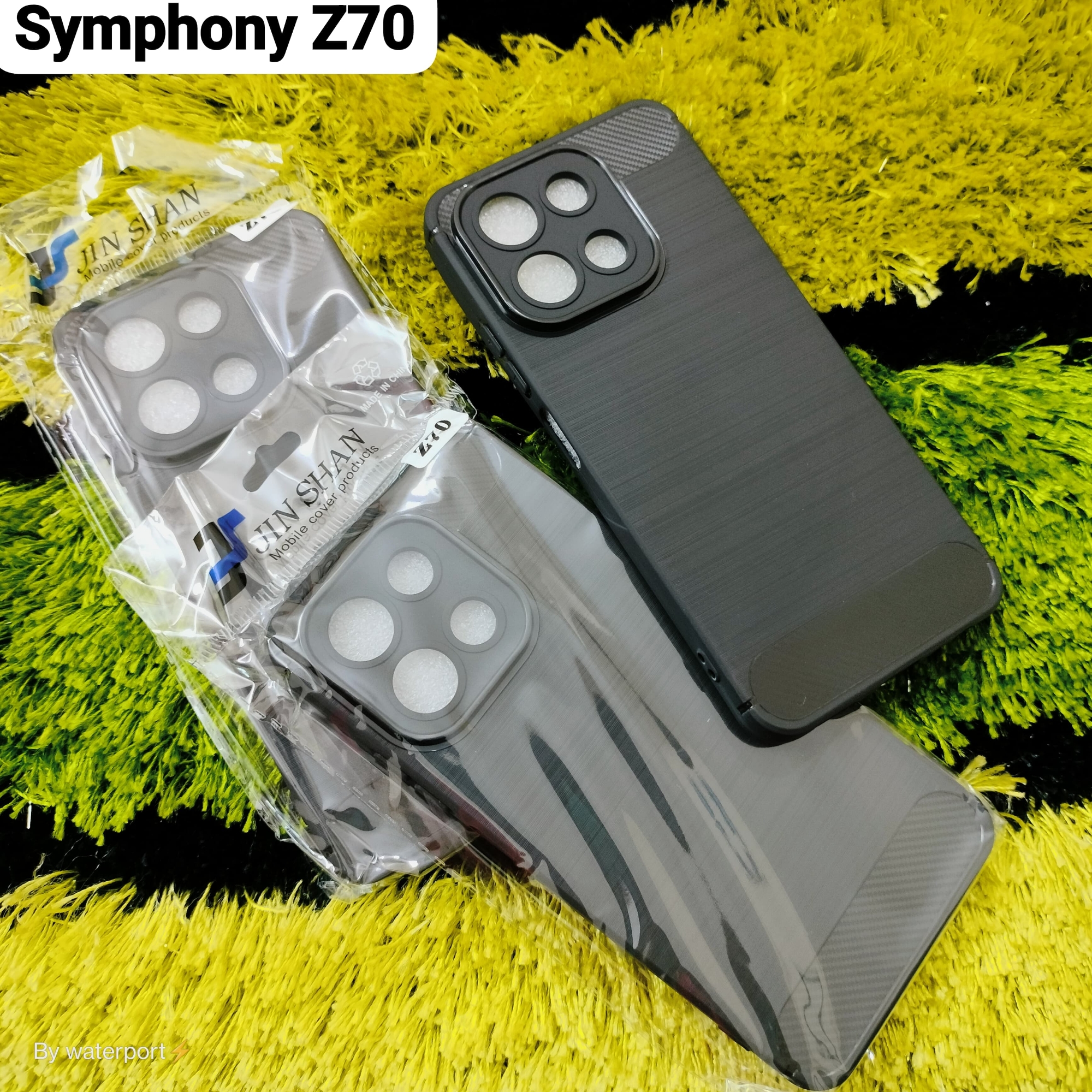 Picture of For Symphony Z70 Slim Carbon Case Liquid Silicone Stylish and Protective Back Cover Case for Your Device