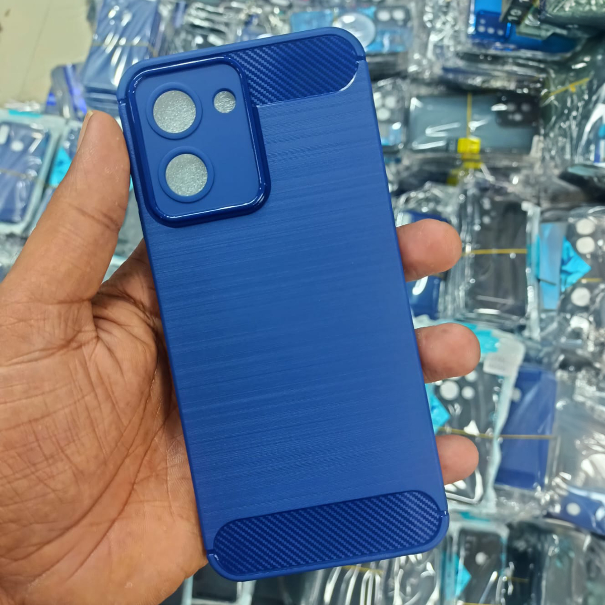 Picture of For Walton NEXG N73 Back Cover Spigen Style Armor Case For Walton N73 Phone Case Cover