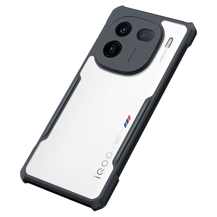 Picture of For Vivo IQOO 12 - Transparent Silica Gel Matte ShockProof Slim Thin Back Cover Phone Case With Bumper