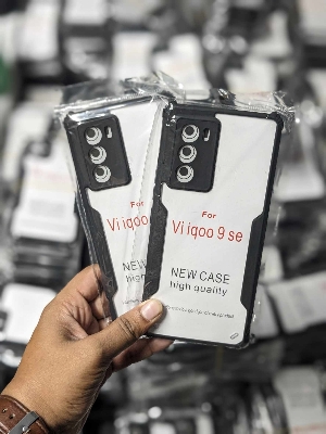 Picture of For vivo iQOO 9 SE Edge-Reinforced Shockproof Cushion xundd Back Clear Hybrid Transparent Hard Cover Casing