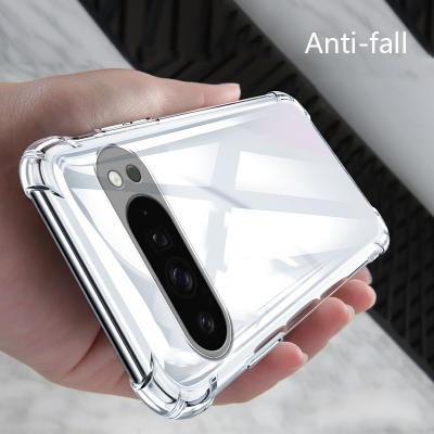 Picture of Sroof Casing For Google Pixel 9 Pro XL Couple Simple Shockproof phone case Four Corner Anti Fall Skin Friendly Shell Soft Phone Back Cover