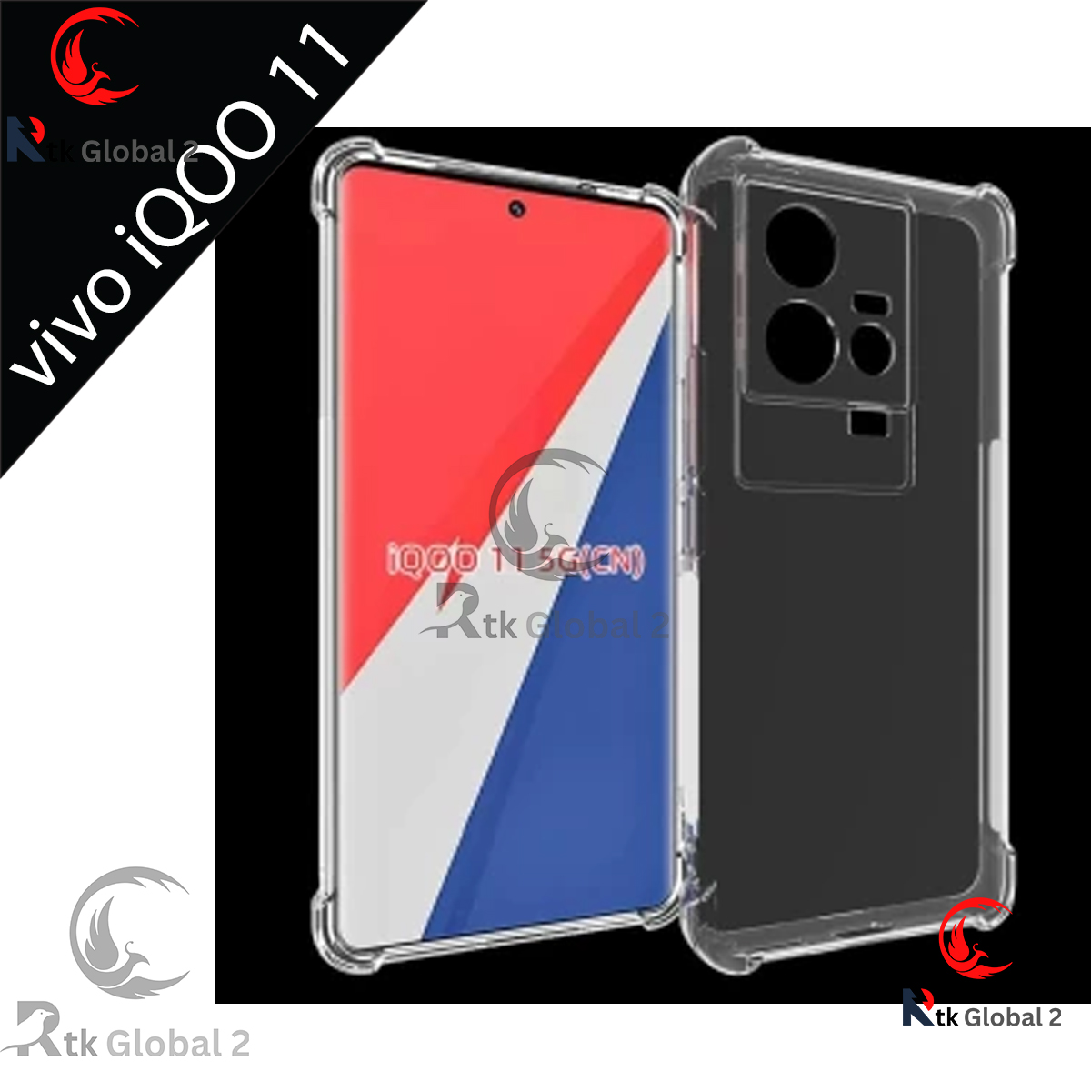 Picture of For Vivo IQOO 11 5G/ Back Cover | Shockproof Soft TPU Case - Transparent