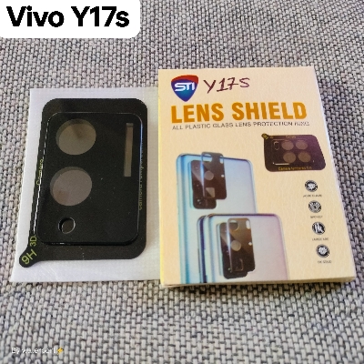 Picture of For Vivo Y17s Camera Lens Protector Full White Glass Premium Lens Shield VivoY17s Camera Glass Vivo Y17s Lens Protector