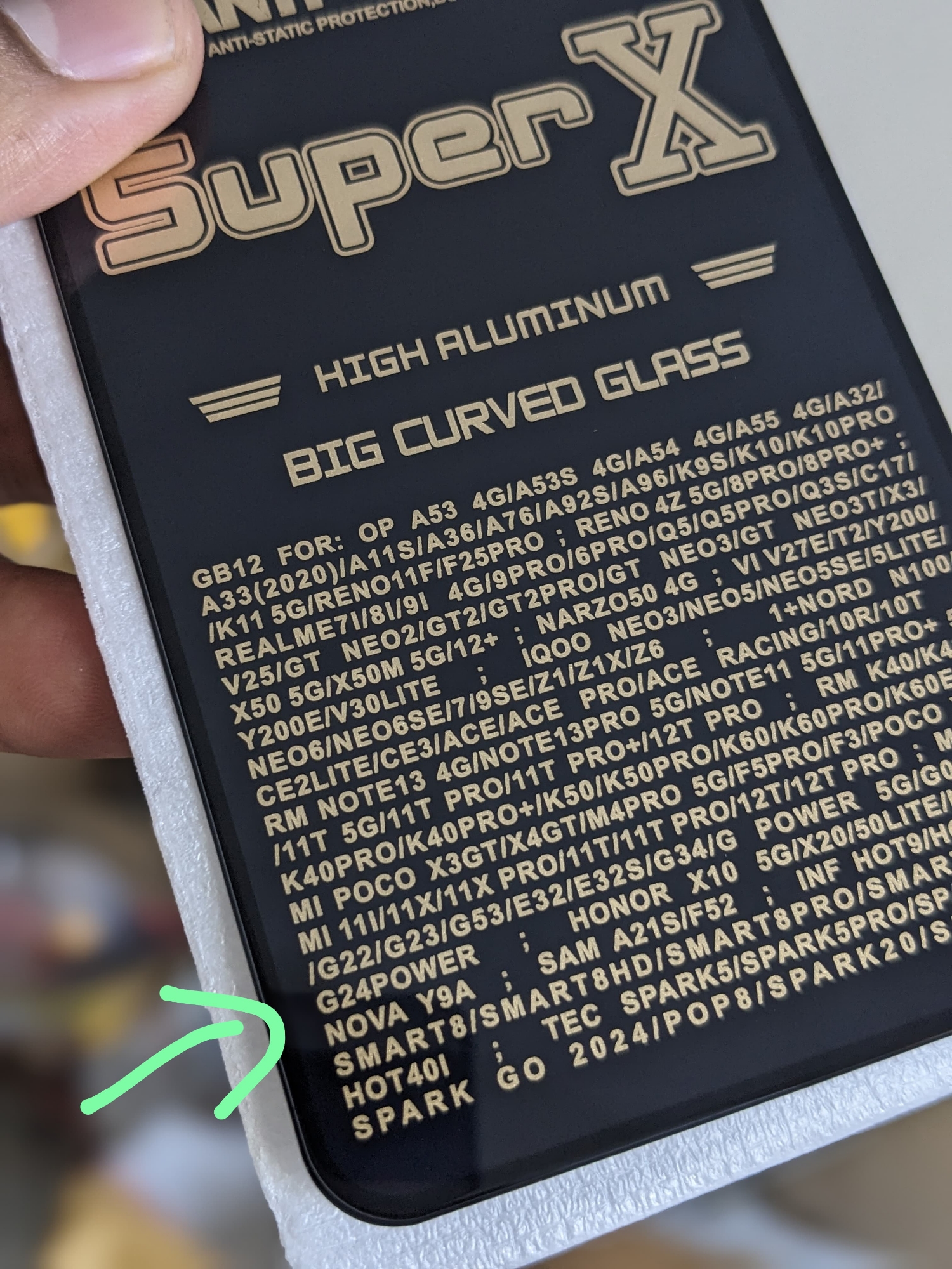 Picture of Motorola Moto G24 / G24 Power Screen Protector Gorila Glass Antic Smooth Touch High Quality Best Tempered Protector OG Its Me Premium Motorola Moto G24 / G24 Power