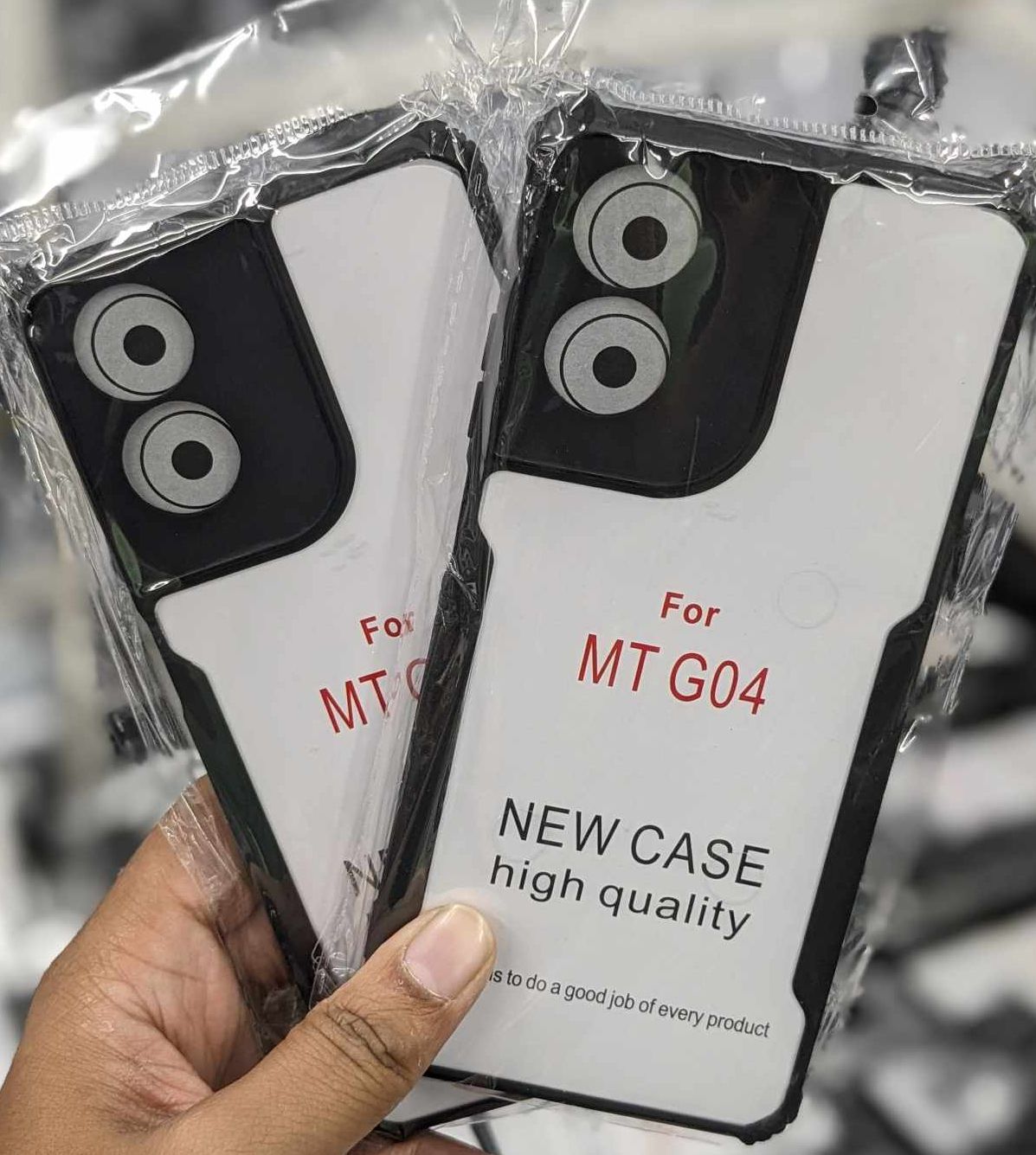 Picture of For Motorola Moto G04s Edge-Reinforced Shockproof Cushion xundd Back Clear Hybrid Transparent Hard Cover Casing