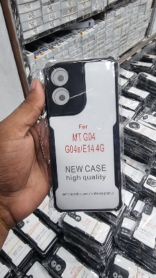 Picture of For Motorola Moto G04s Edge-Reinforced Shockproof Cushion xundd Back Clear Hybrid Transparent Hard Cover Casing