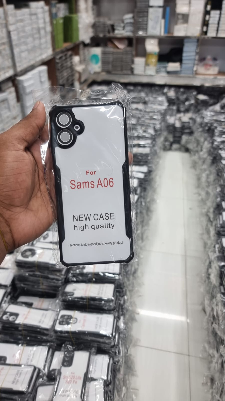 Picture of For Samsung Galaxy A06 Hard Clear Acrylic Shockproof TPU Bumper Mobile Phone Case Back Cover