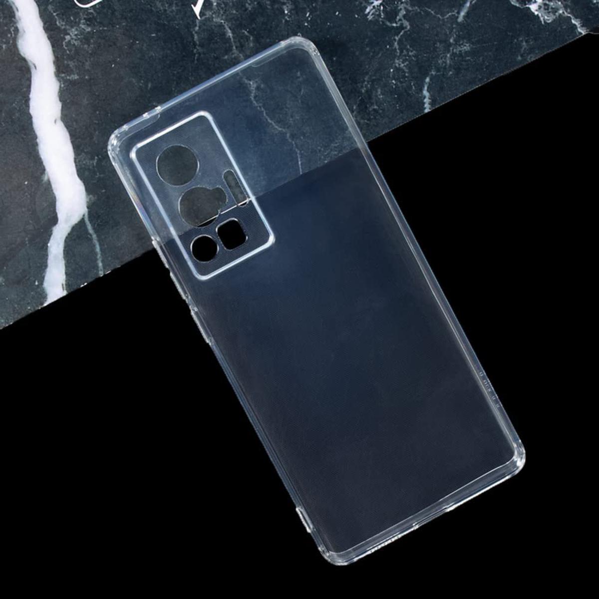Picture of for vivo X70 Pro Silicone Airbag cover Shockproof Transparent Protective Clear Back Cover TPU Case