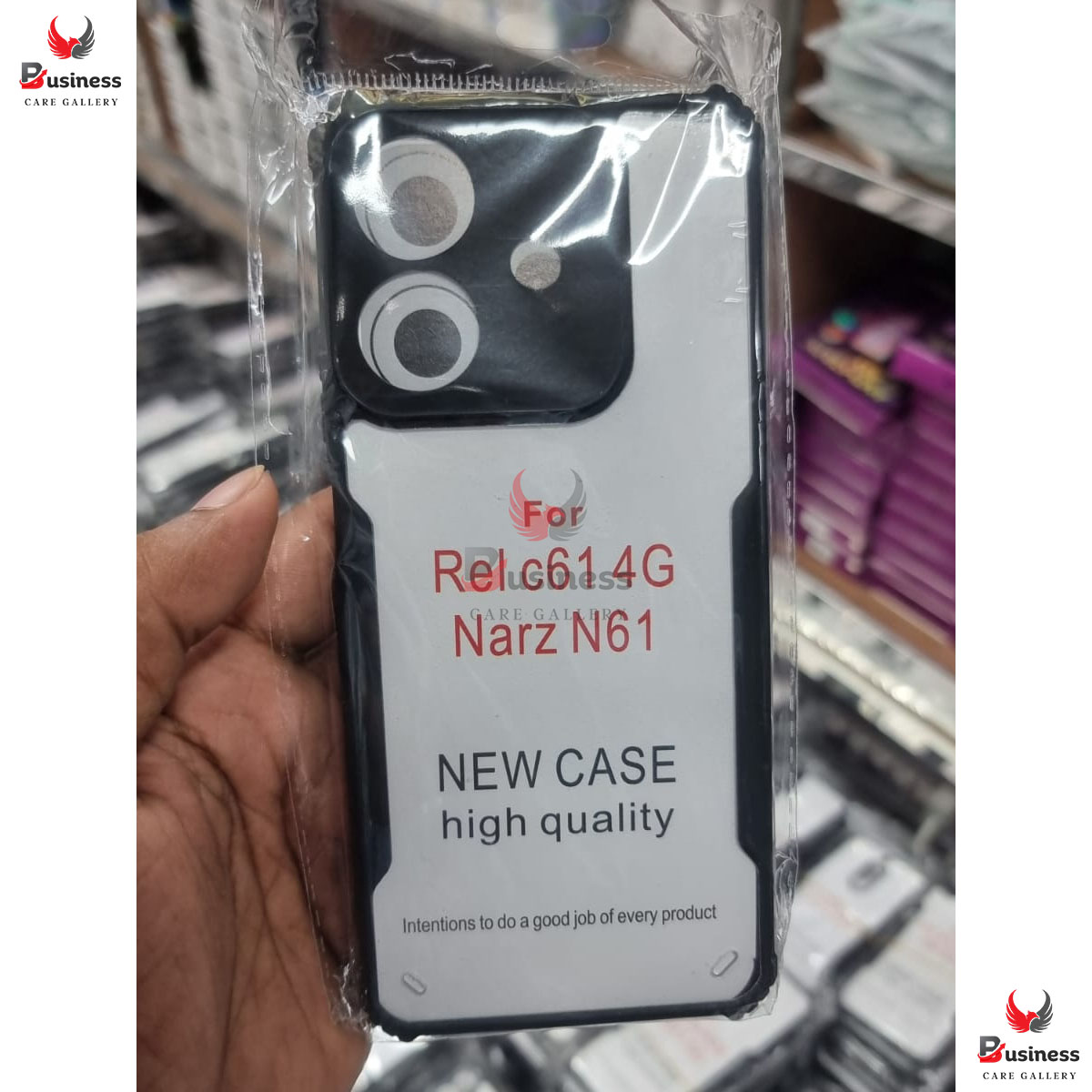 Picture of For Realme C61 4G / Narzo N61 Xunddu Case Air Cushion Hard Clear Shockproof Back Cover