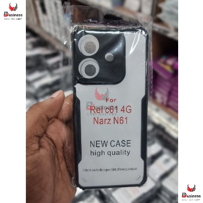 Picture of For Realme C61 4G / Narzo N61 Xunddu Case Air Cushion Hard Clear Shockproof Back Cover