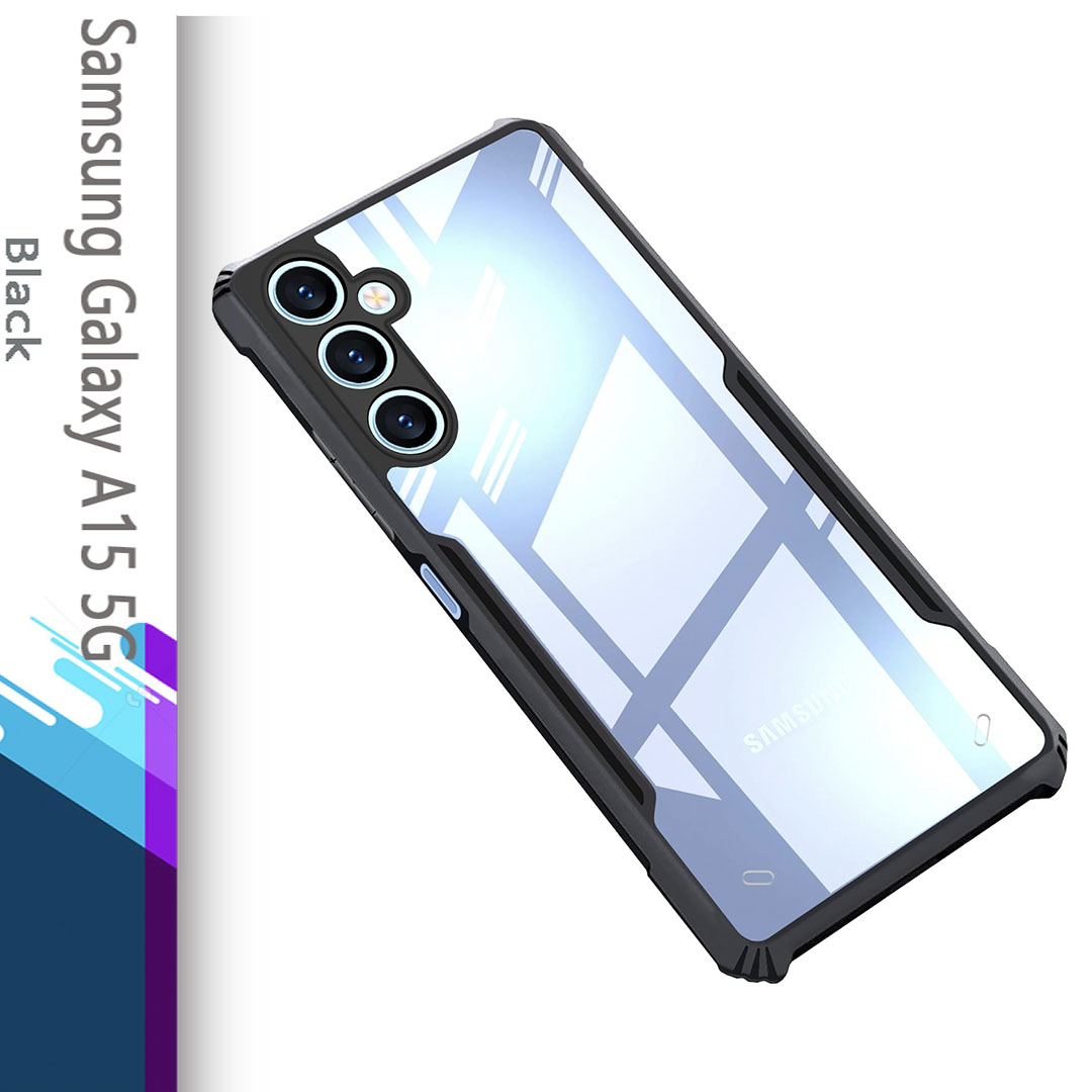 Picture of For Samsung Galaxy A15 Cases Shockproof Airbag Bumper Soft Back Transparent Shell Covers Xundd Protective Back Cover