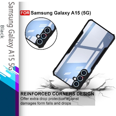 Picture of For Samsung Galaxy A15 Cases Shockproof Airbag Bumper Soft Back Transparent Shell Covers Xundd Protective Back Cover