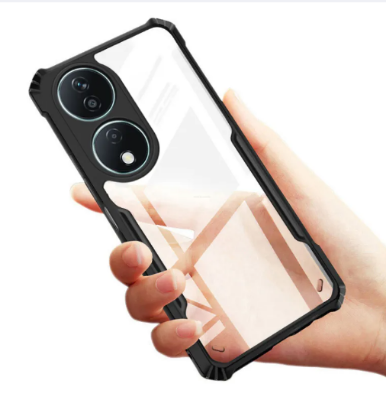 Picture of For Honor X7b Edge-Reinforced Shockproof Cushion xundd Back Clear Hybrid Transparent Hard Cover Casing