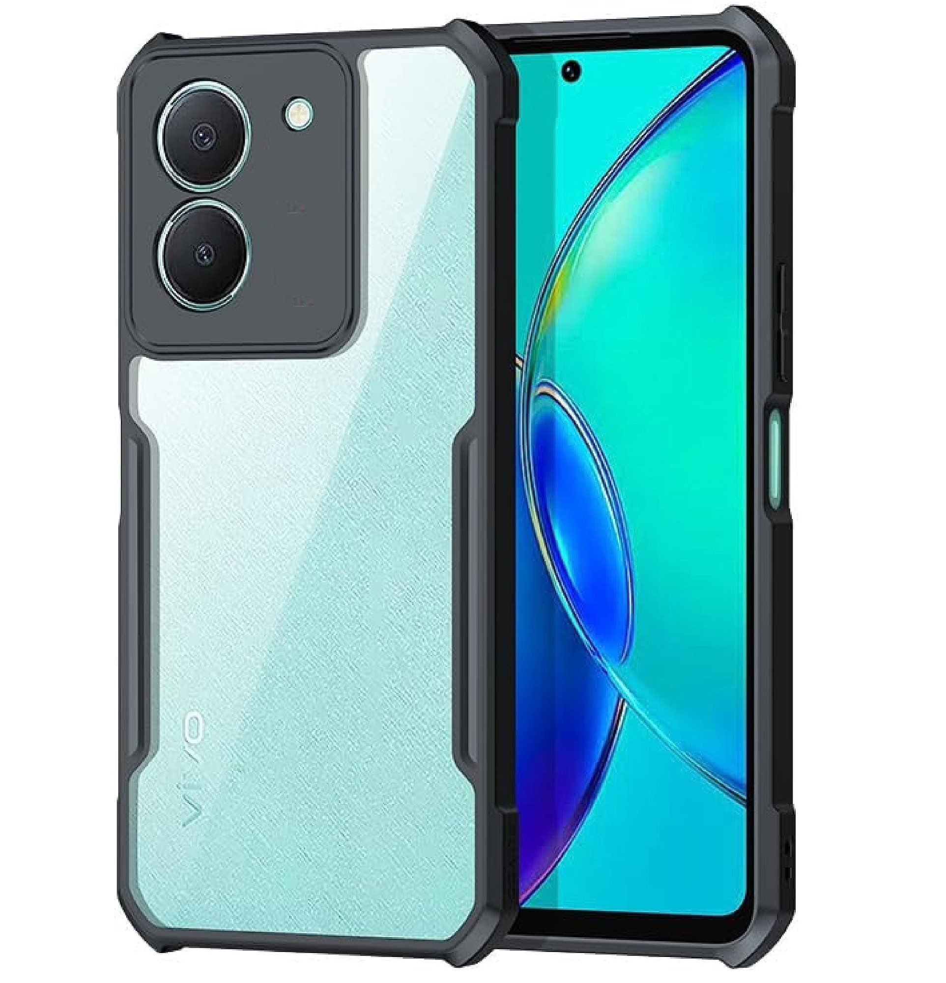 Picture of For Vivo Y18 / Y18e / Y03 (4G) Xundd Protective Back Cover Cases Shockproof Airbag Bumper Soft Back Transparent Shell Covers ForVivo Y18 / Y18e / Y03 (4G) phone case